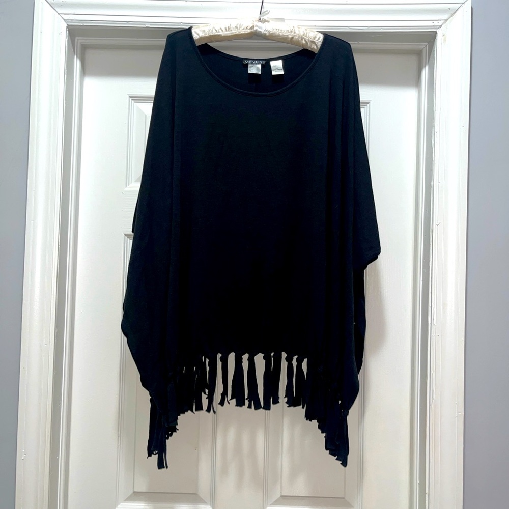 Fringe swim coverup